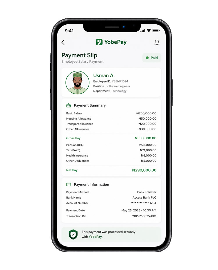 YobePay Dashboard